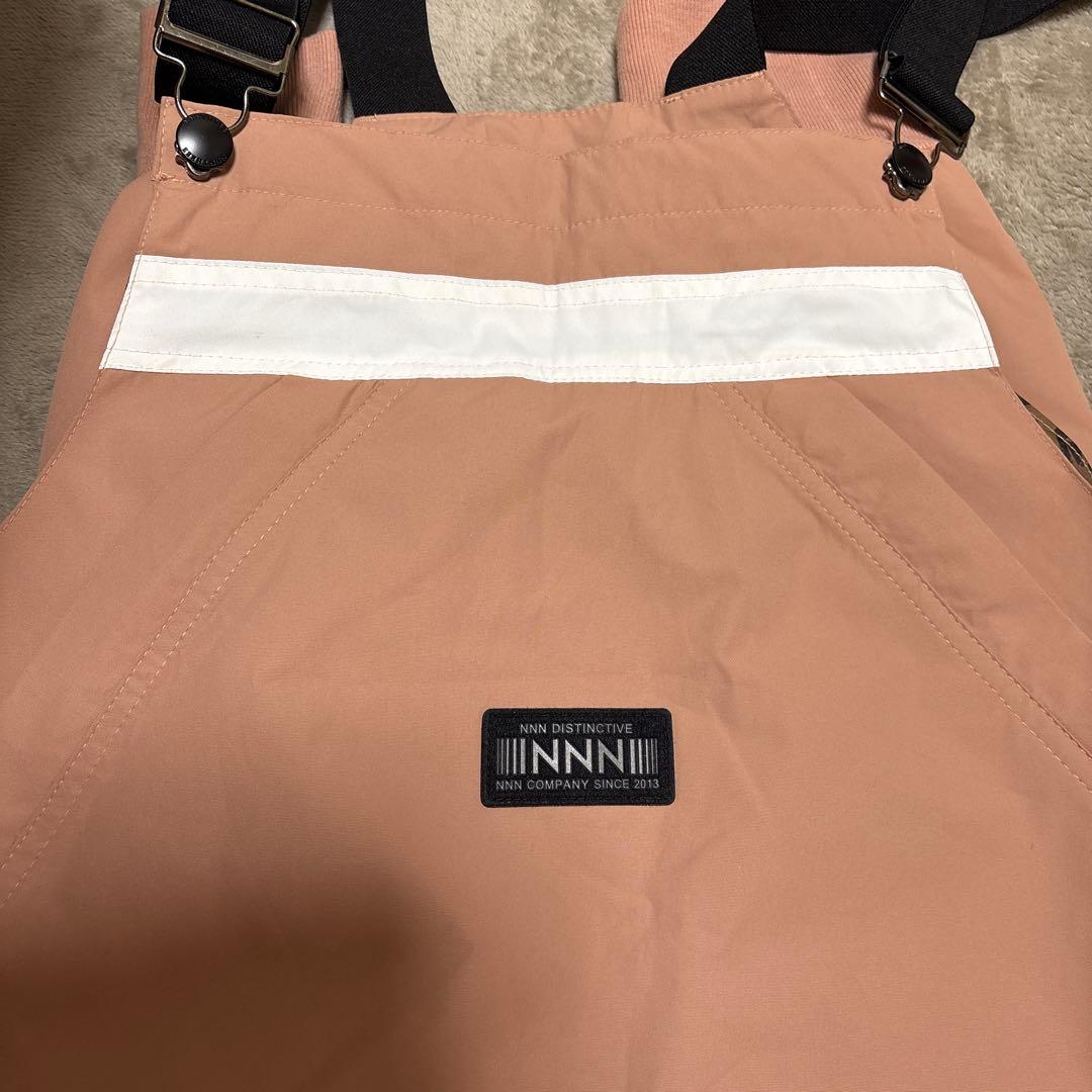 エヌスリー　ビブパンツ　ピンク　S スノウウェア