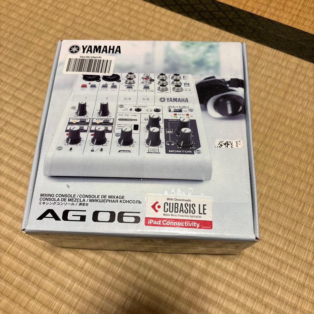 YAMAHA AG06 6チャンネルミキサー