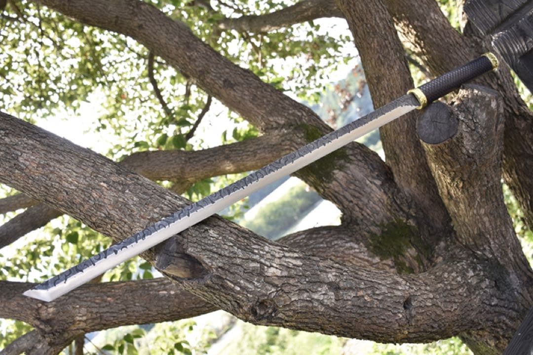 雲牡丹唐直刀 刀装具 模擬刀 日本刀 模造刀 武具