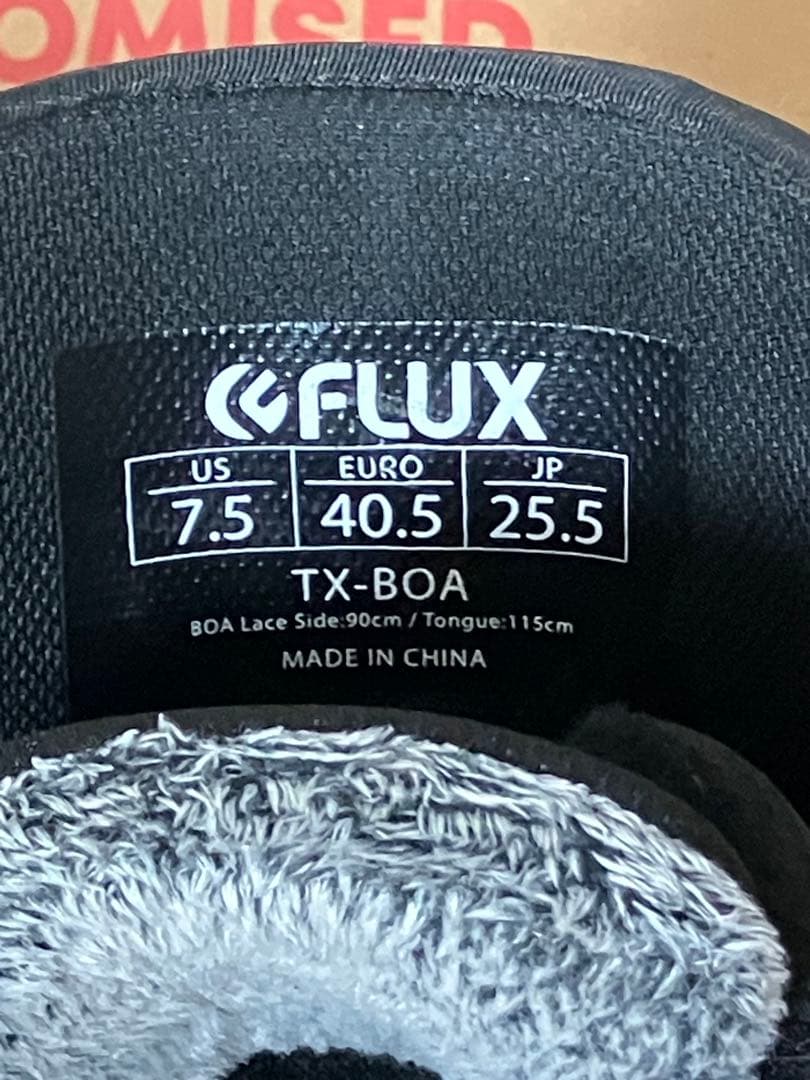 FLUX TX-BOA スノーボードブーツ ブラック JP 25.5
