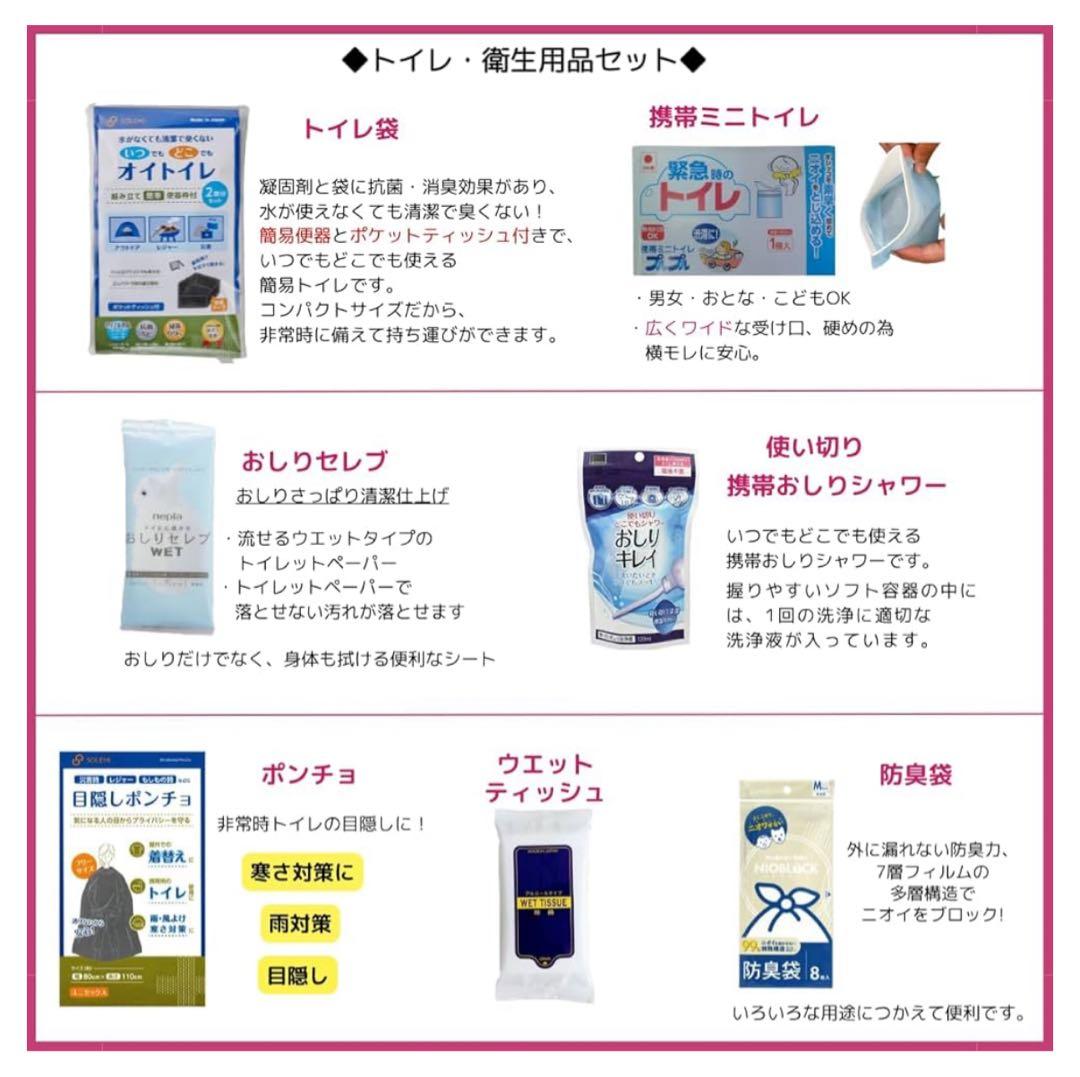 非常用持ち出しセット 32L バックパック