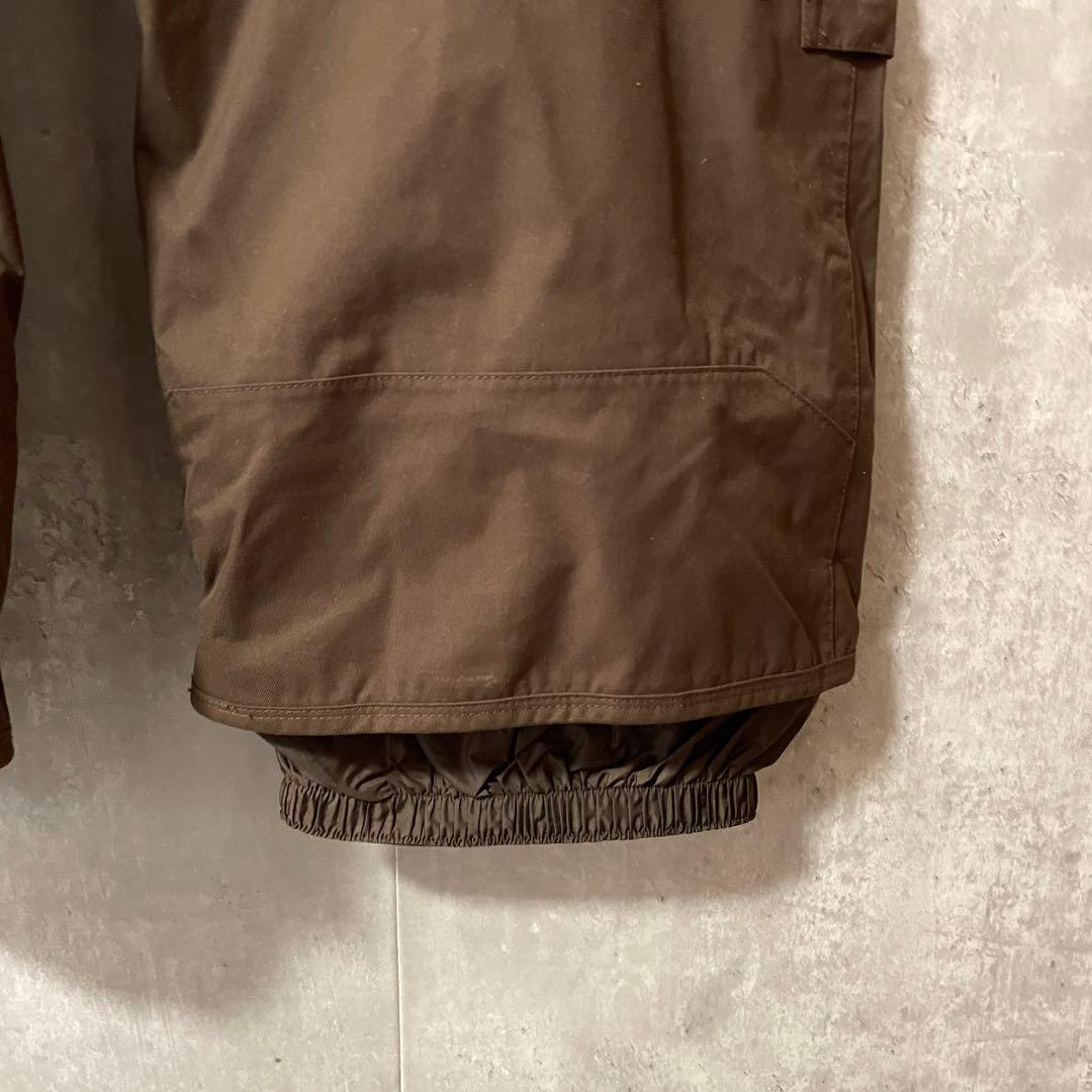 burtonバートンスキーパンツスノーボードウェアズボン下茶色ブラウン刺繍ロゴ