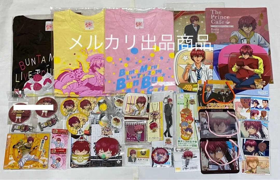 新テニスの王子様 丸井 ブン太 原作 Tシャツ バッジ ネームプレート アクリル