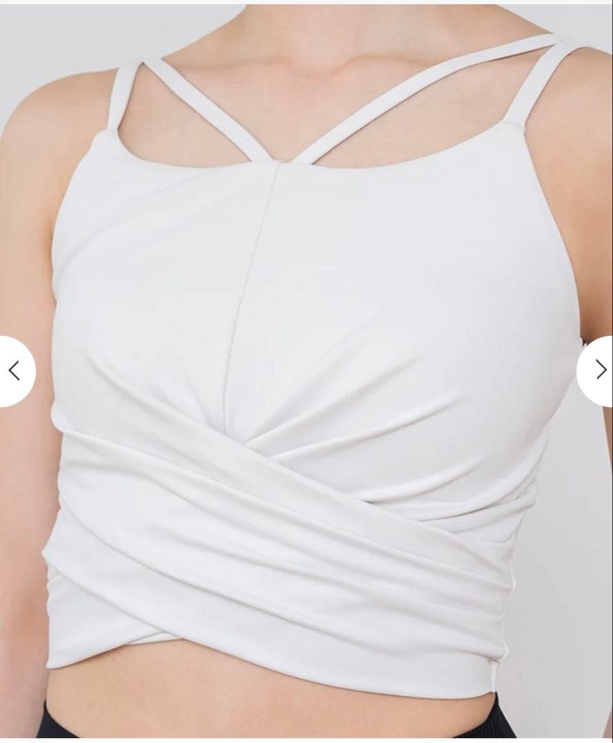 sukara ショートクロスキャミソール＆レギンスセット