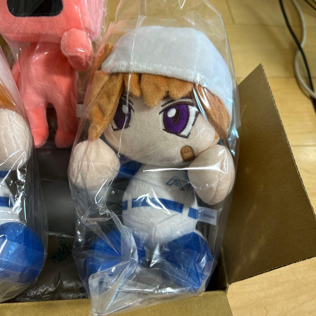 調子くん　絶好調　猪狩進　猪狩守　ぬいぐるみ 3体セット　コナミ　パワプロ