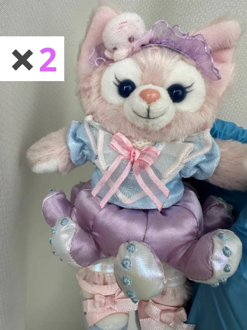 お顔厳選　上海ディズニー　サマー　タコ　リーナベルSSぬいぐるみ⑥