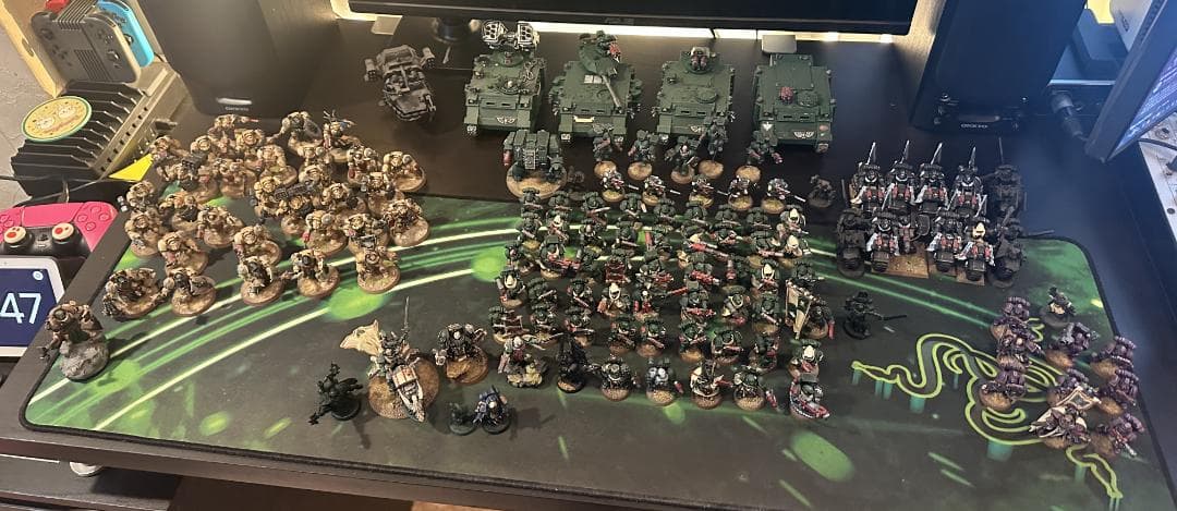 【塗装】ウォーハンマー 40k ダークエンジェル 大型アーミー（メタル希少など）