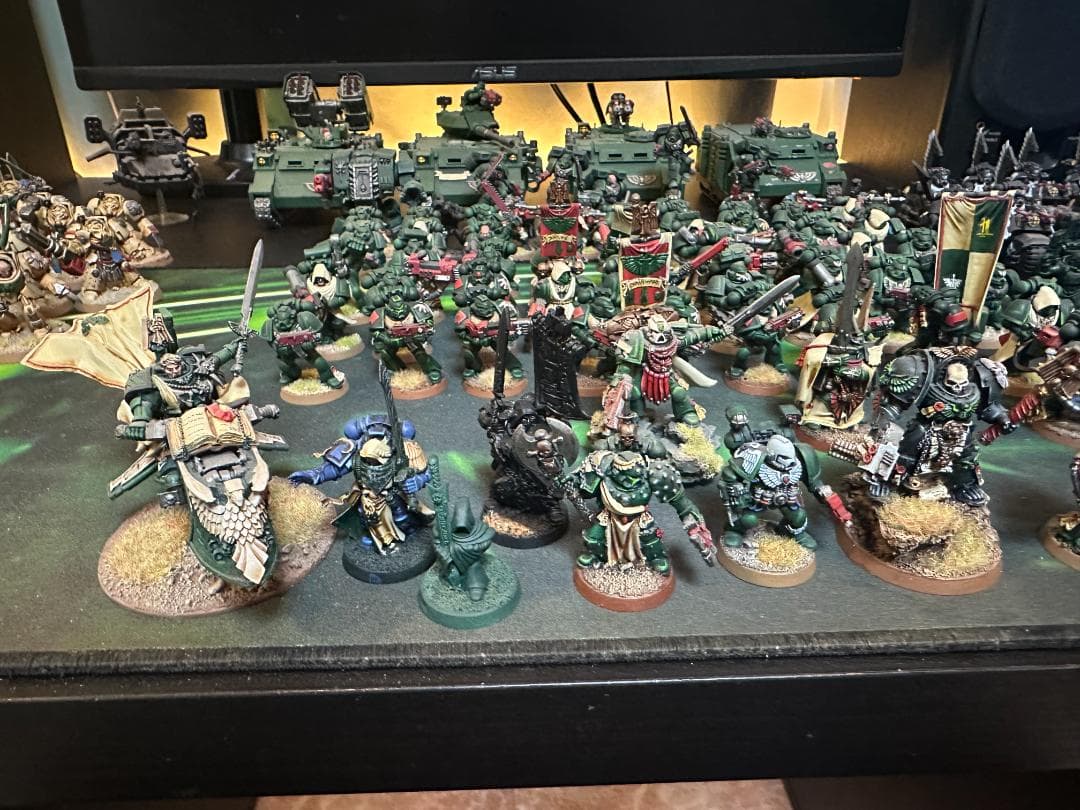 【塗装】ウォーハンマー 40k ダークエンジェル 大型アーミー（メタル希少など）