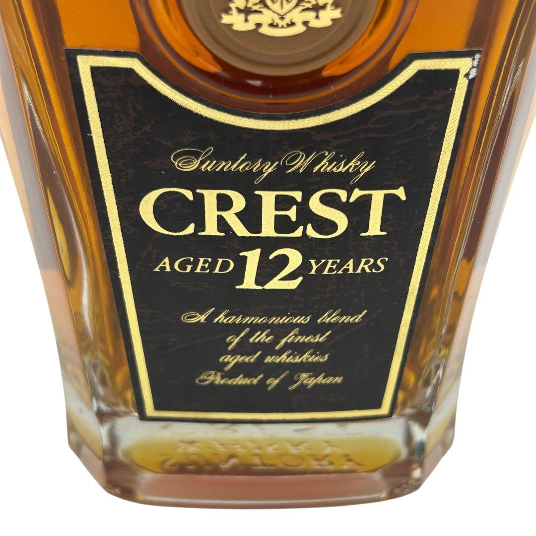 ⭐️新品未開封⭐️ サントリー クレスト 12年 ウイスキー 700ml 43%