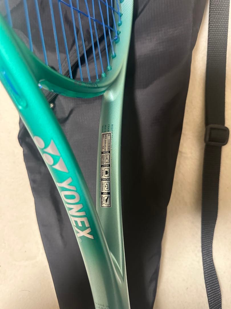 YONEX 02-VR7S テニスラケット グリーン/ブルー ケース付き