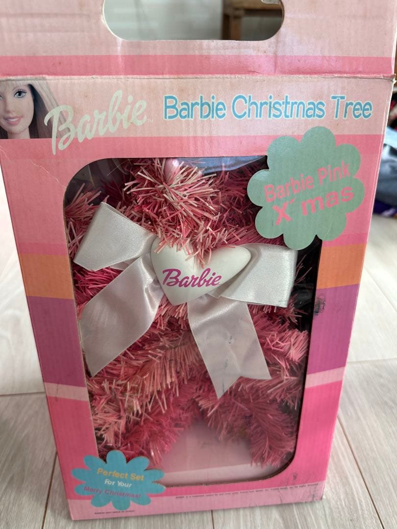 2000年バービーBarbieクリスマスツリー　ヴィンテージ ピンク
