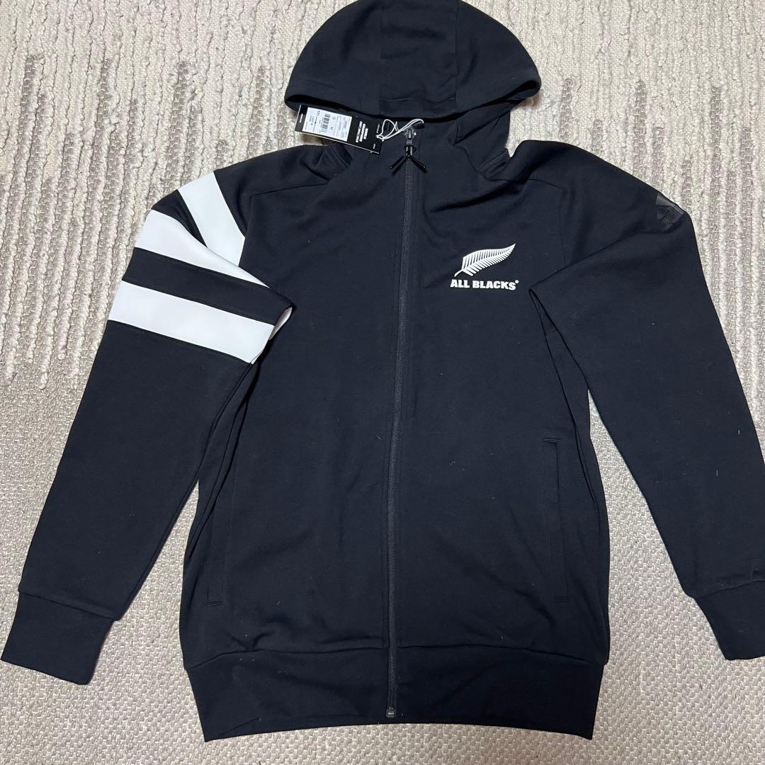 ALL BLACKS フード付きウォームアップウェア
