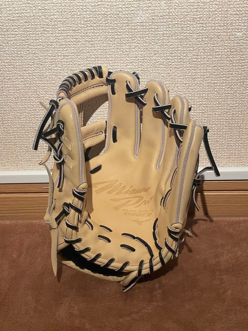 ミズノプロ 硬式 内野手 坂本モデル ブロンド 波賀ジャパン