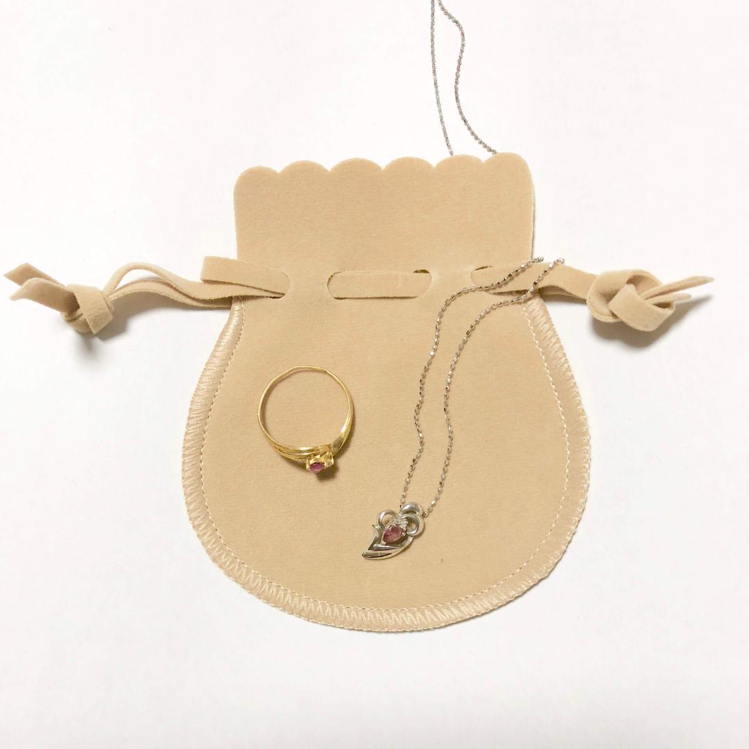 【新品】アクセ袋 S 48枚 アクセサリーポーチ 巾着 ジュエリーポーチ