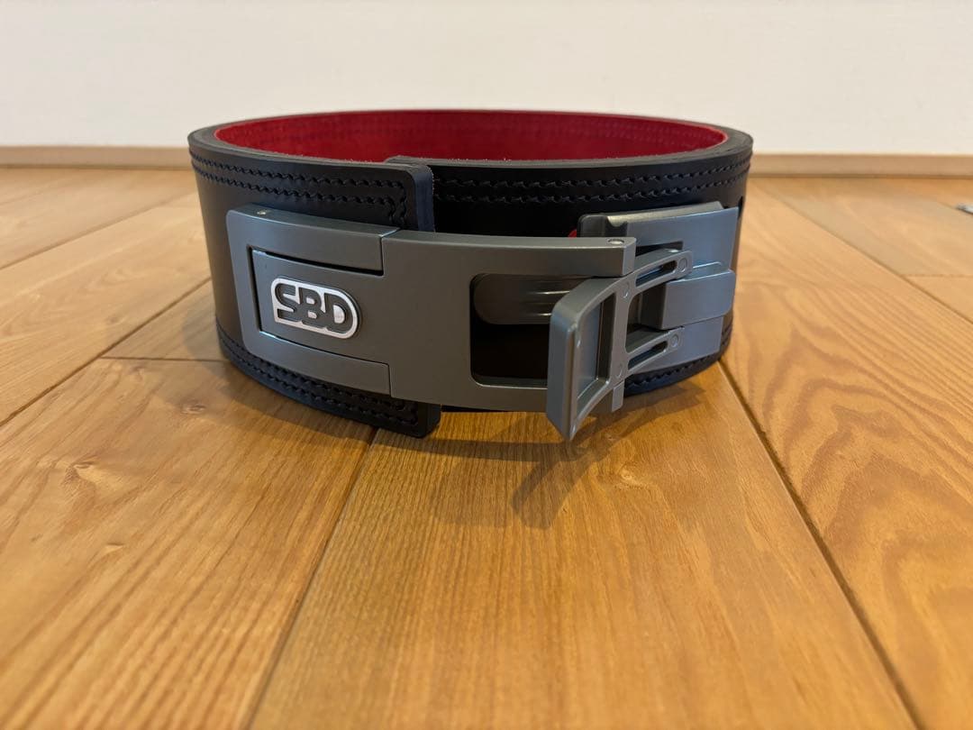 SBD トレーニング・パワーベルト ブラック/レッド