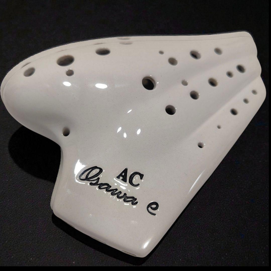 Osawa オオサワ トリプルオカリナ 磁器製 Te アルトC管 e