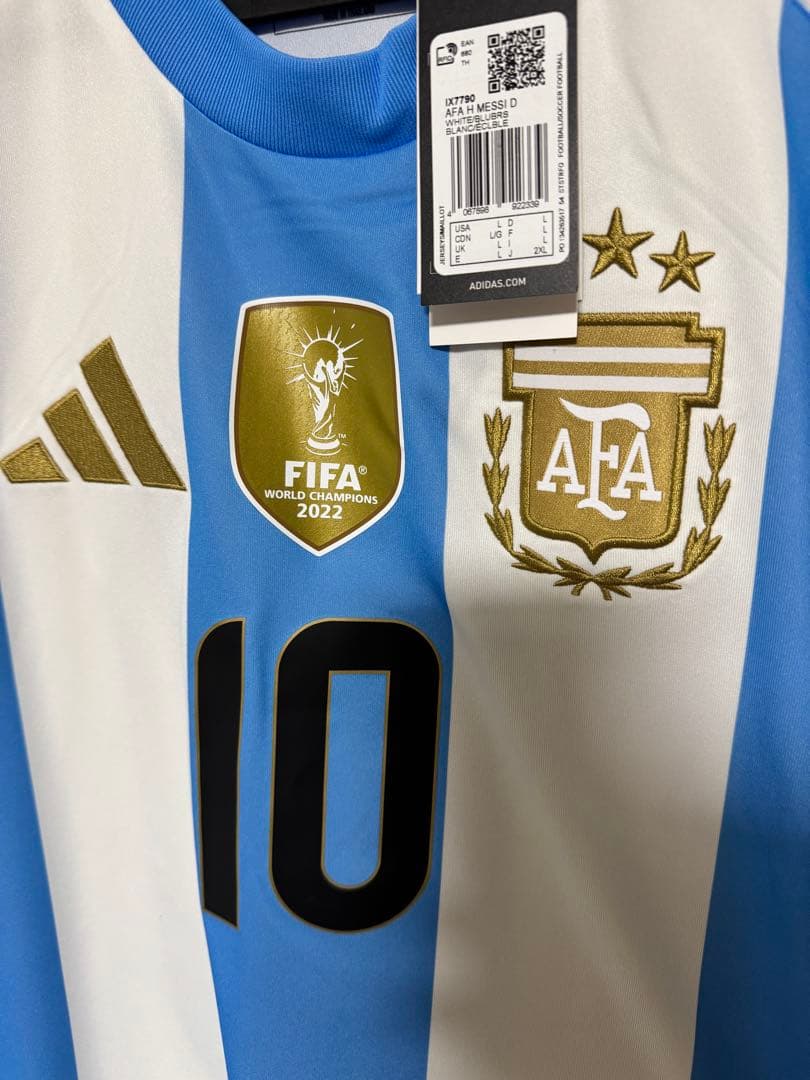 アルゼンチン代表　ユニフォーム　#10 メッシ