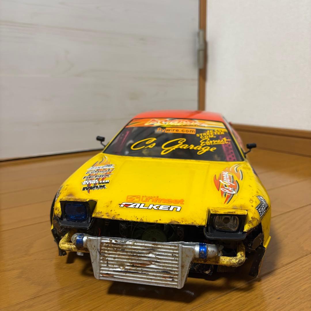 ヨコモ s13 ワンビア 180sx フロント移植 ボロ車仕様