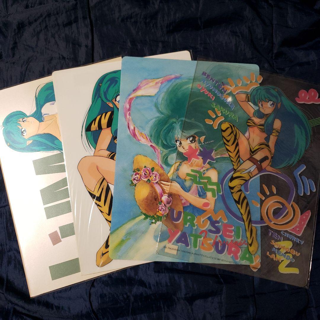 うる星やつら ラム メモ帳&下敷き４点セット　当時物