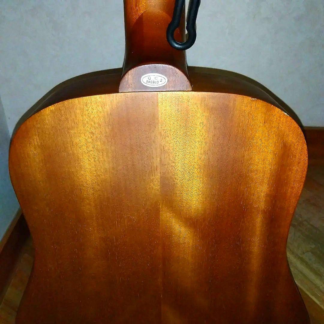 レア木目バリトラS.yairi上位ブランドコンパクトギター全長88cmケース付き