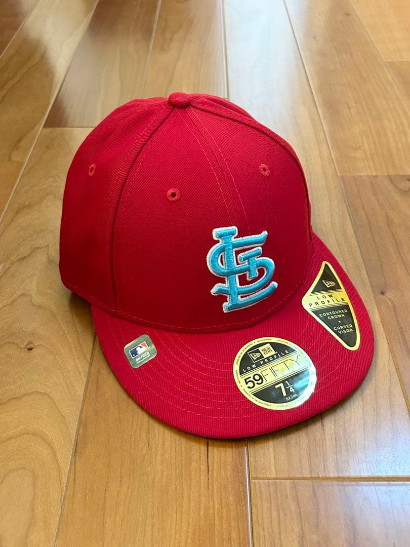 新品カージナルス ニューエラ59FIFTY LPキャップ 7 1/4 父の日着用