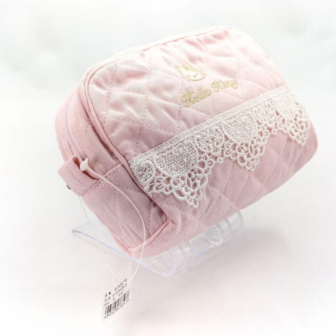 当時物 未使用 ハローキティ コスメポーチ レース サンリオ 2002年 レトロ