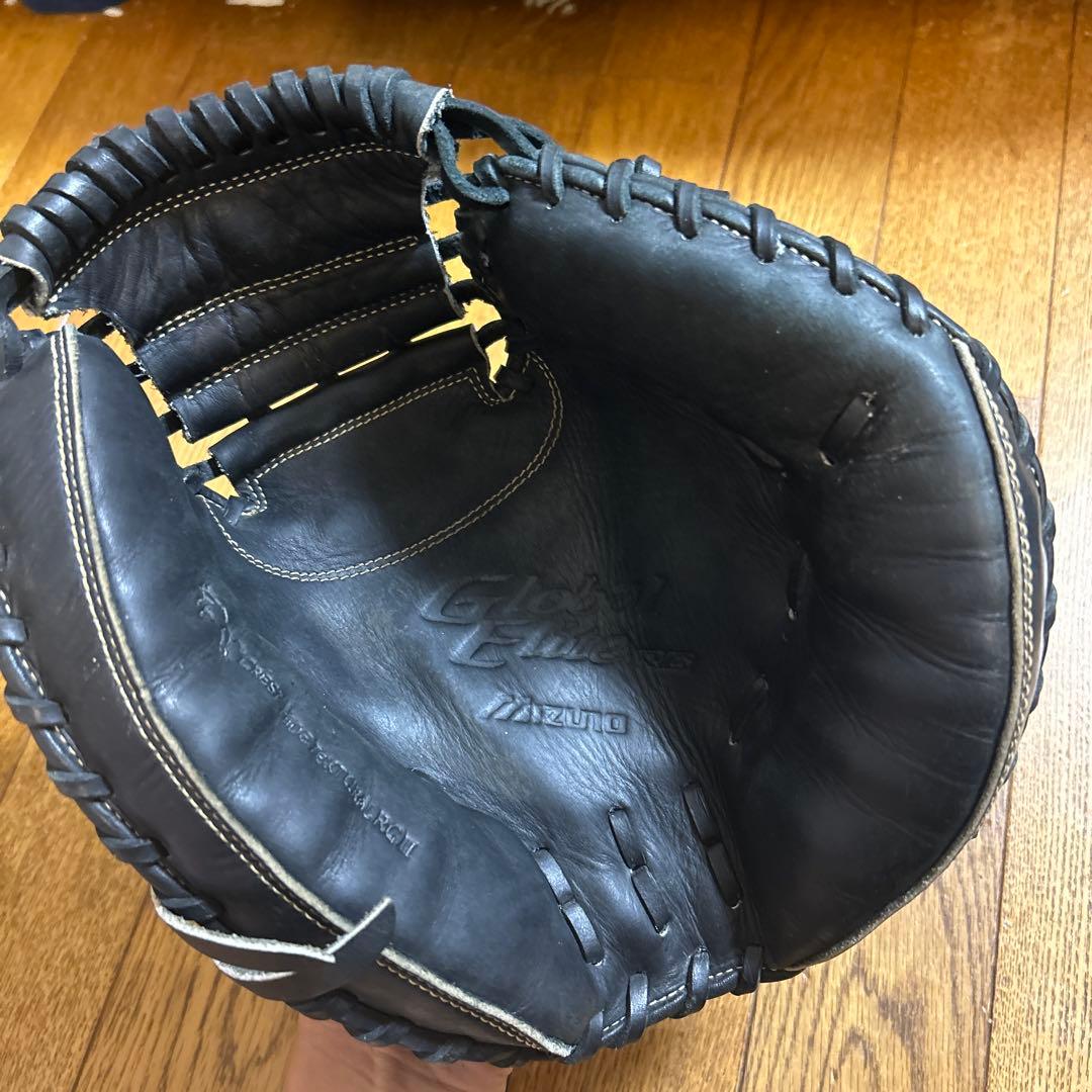 Mizuno 軟式キャッチャーミット 黒