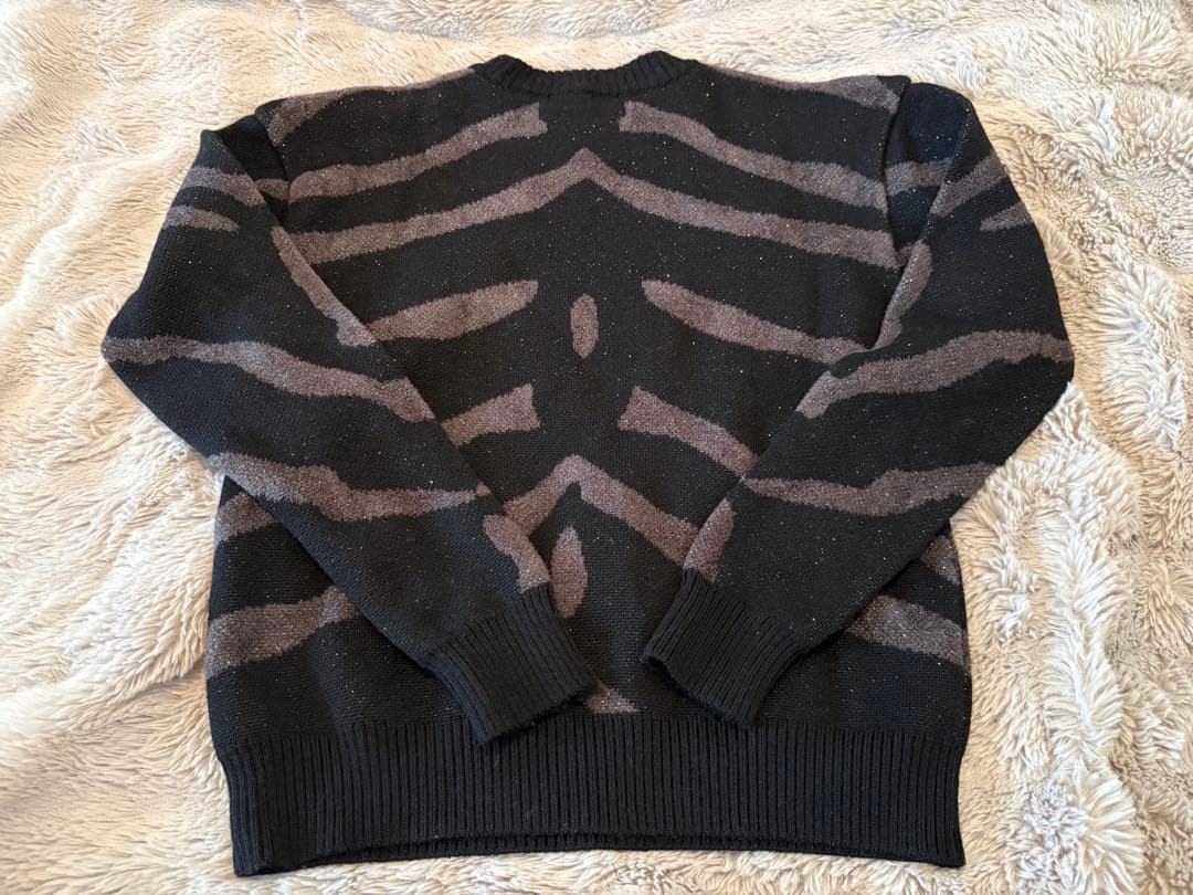 MARK & LONA Queen's Zebra Crew ニット