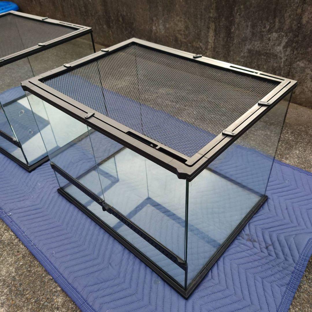 【千葉県引取限定】中古　ガラスケージ　爬虫類　両生類　２台　セット売り