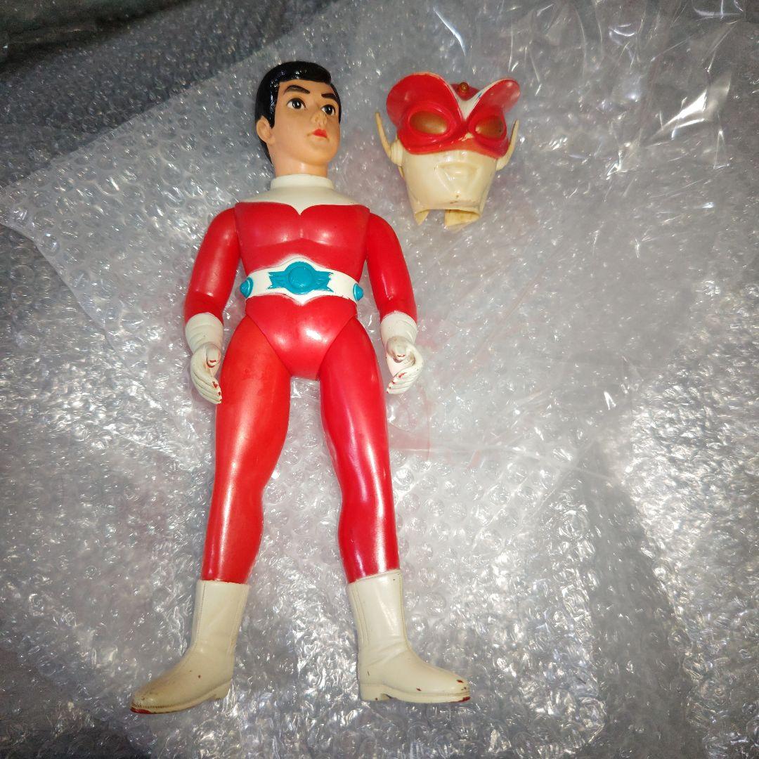 ブルマァク　レッドマン　面取れ　ソフビ　29cm　現状品