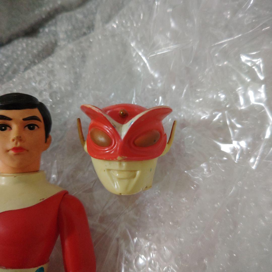 ブルマァク　レッドマン　面取れ　ソフビ　29cm　現状品