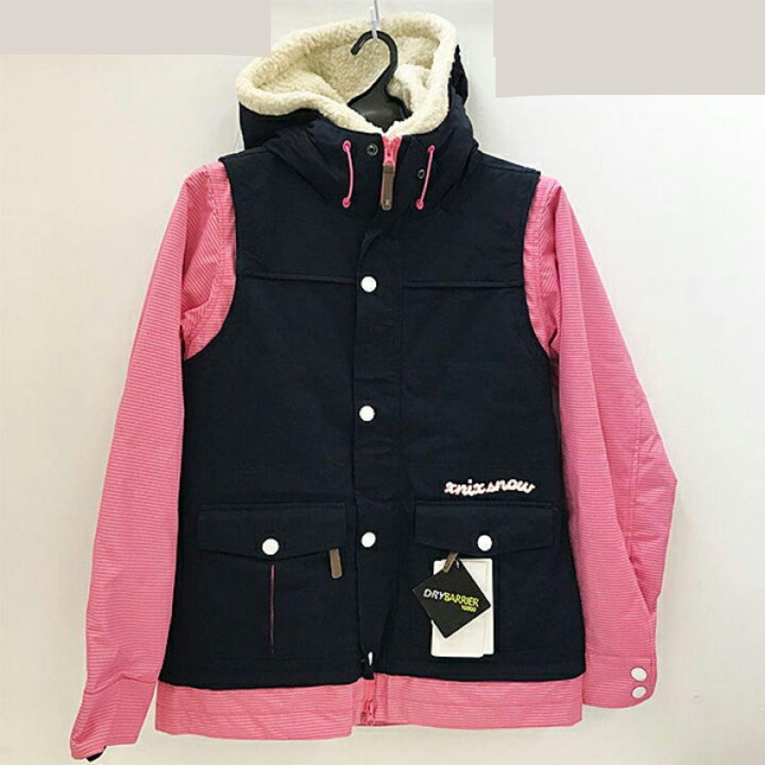 ▲ピンク★ネイビー★スノボウェア★スキーウエア★スノーボード★かわいいモコモコ
