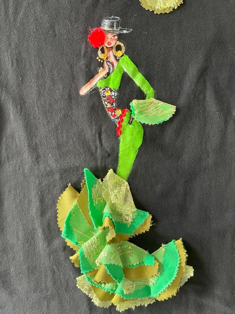 ソニアジョーンズ完売デザインTシャツ立体感のある衣装＆アップリケ付き　サイズM