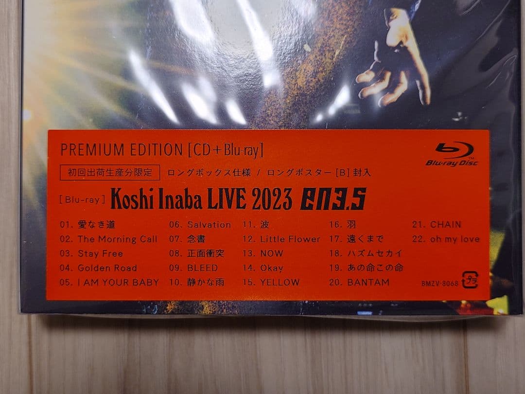 【新品未開封】稲葉浩志・只者／enⅣ会場限定ポスター／缶バッジ