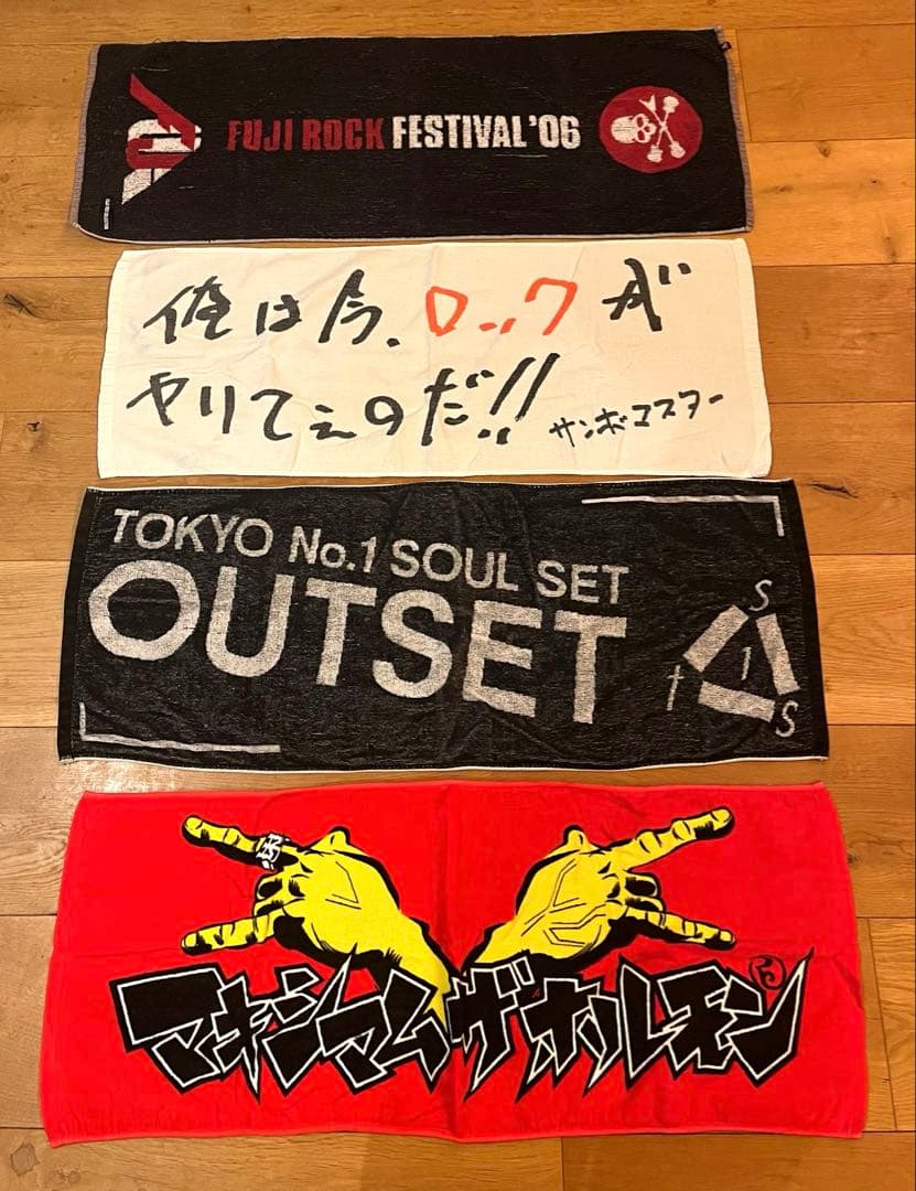 ロック　バンド　タオル　12枚 まとめ　＋　おまけ
