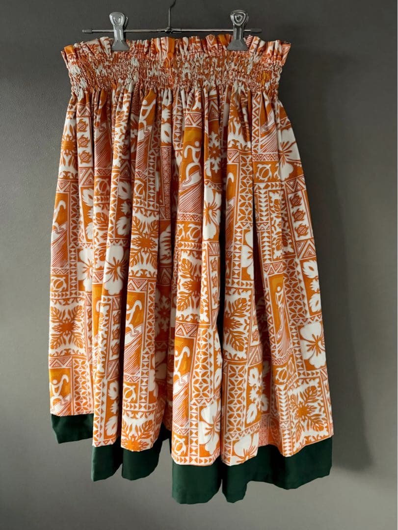 古着 ビンテージ ハワイアン ハンドメイド アロハ スカート 美品 希少