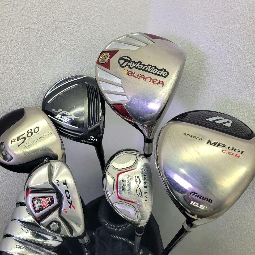 (1085)⛳初心者男性用ゴルフクラブセット　ミズノゴルフクラブセット