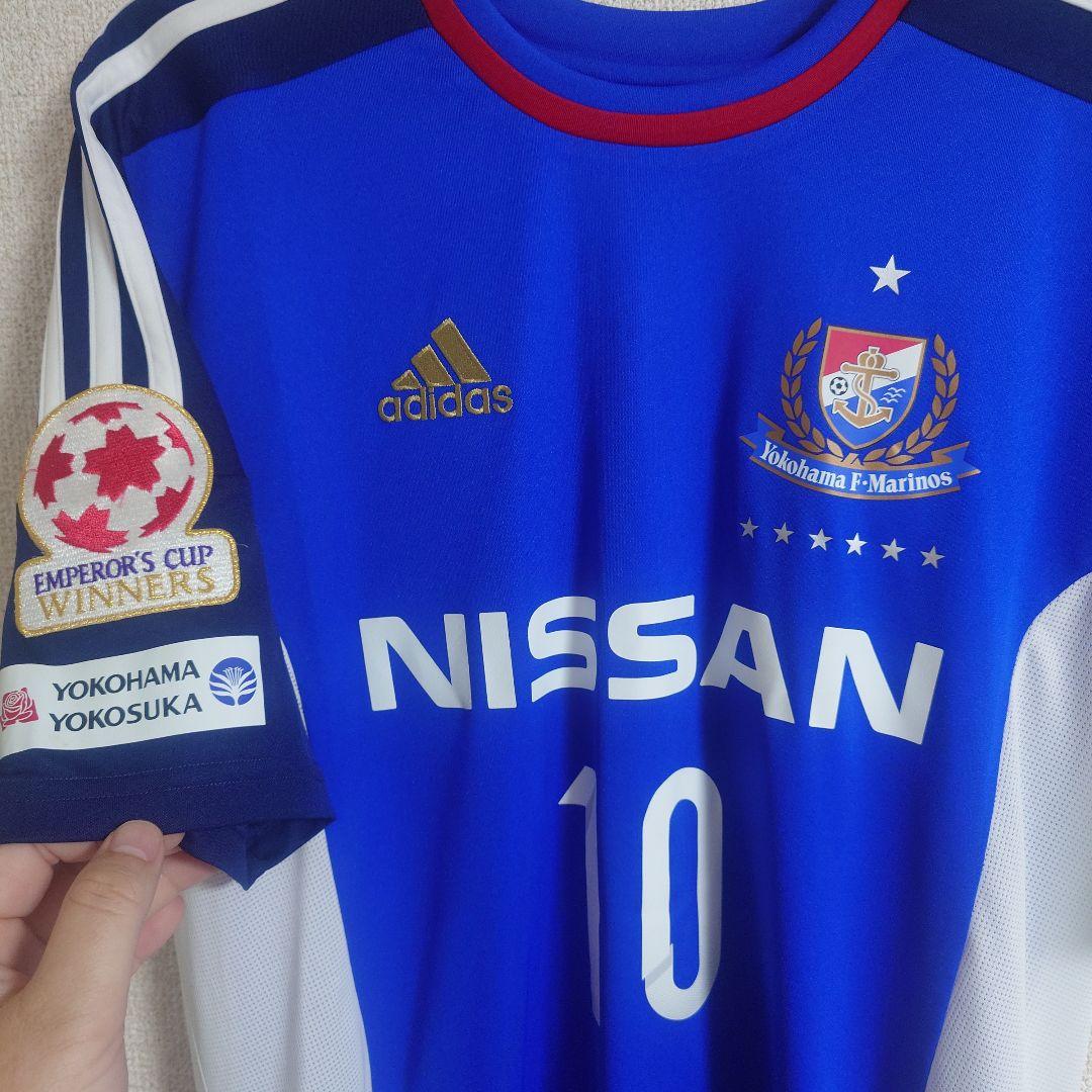 【未使用タグ付き】横浜Fマリノス 2014 天皇杯ユニ Oサイズ 中村俊輔