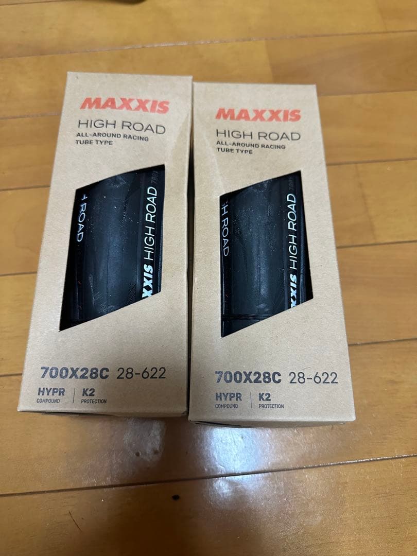 MAXXIS HIGH ROAD 28C クリンチャー2本セット