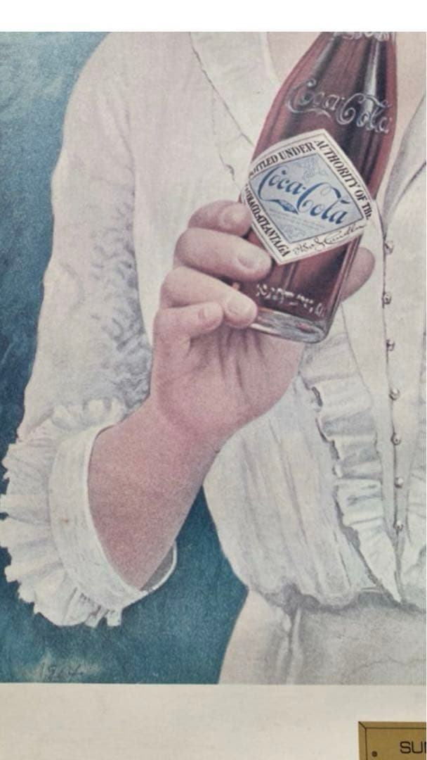 レア♦️コカコーラ♦️非売品 アンティーク ポスター♦️サマーガール♦️インテリアに