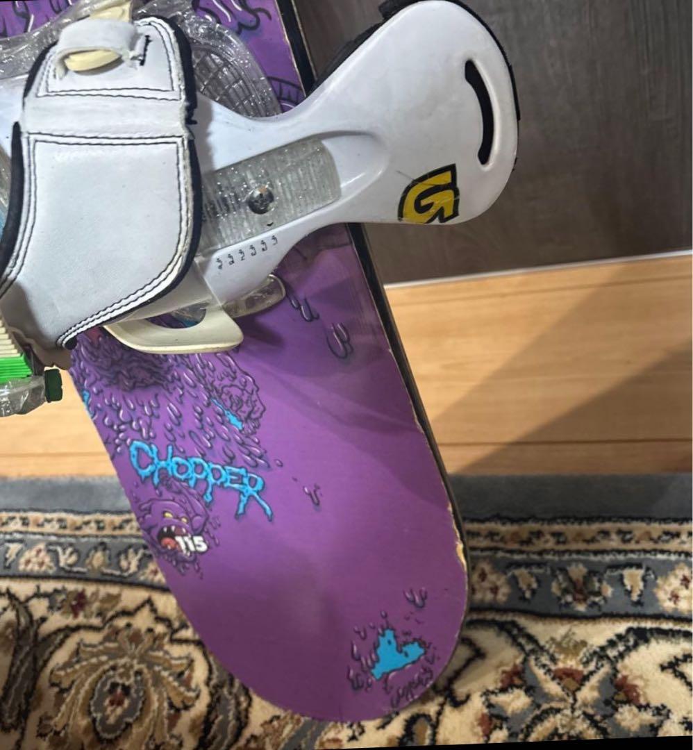 Burton Chopper キッズボード 115cm バートンビンディング付き