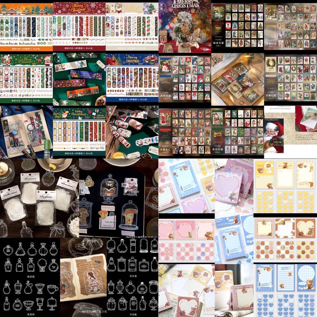 ♦️専用の出品♦️海外コラージュ素材紙 大量まとめ3★新品未使用