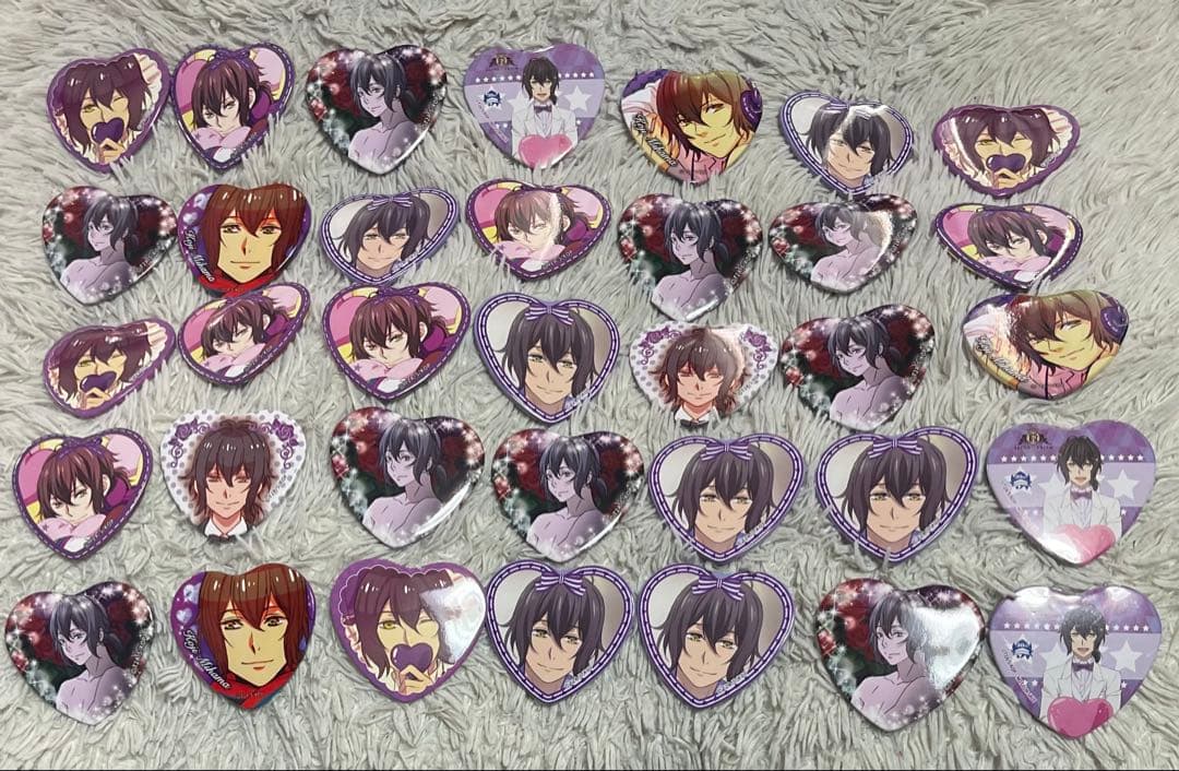 キンプリ 缶バッジ 神浜コウジ ハート型 キンドラ 缶バッジ　35個