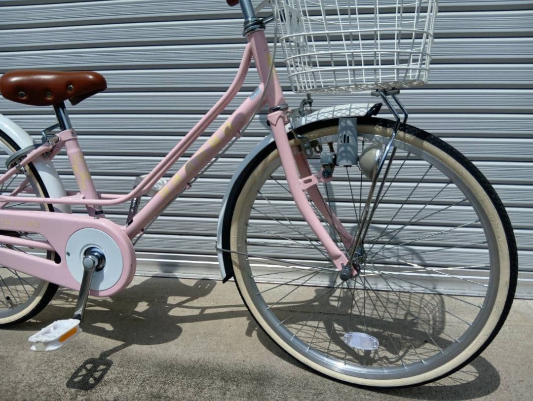 自転車　パステル　ピンク　くすみピンク22インチ　女の子　→引取り限定(岐阜県)