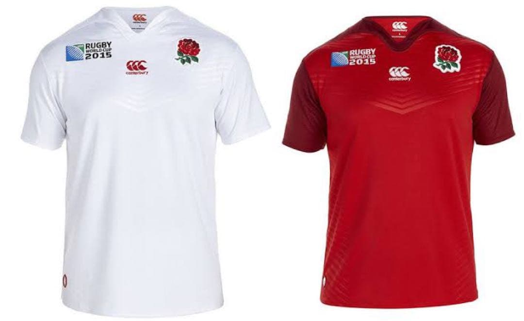 イングランド　ラグビー　レプリカジャージ赤