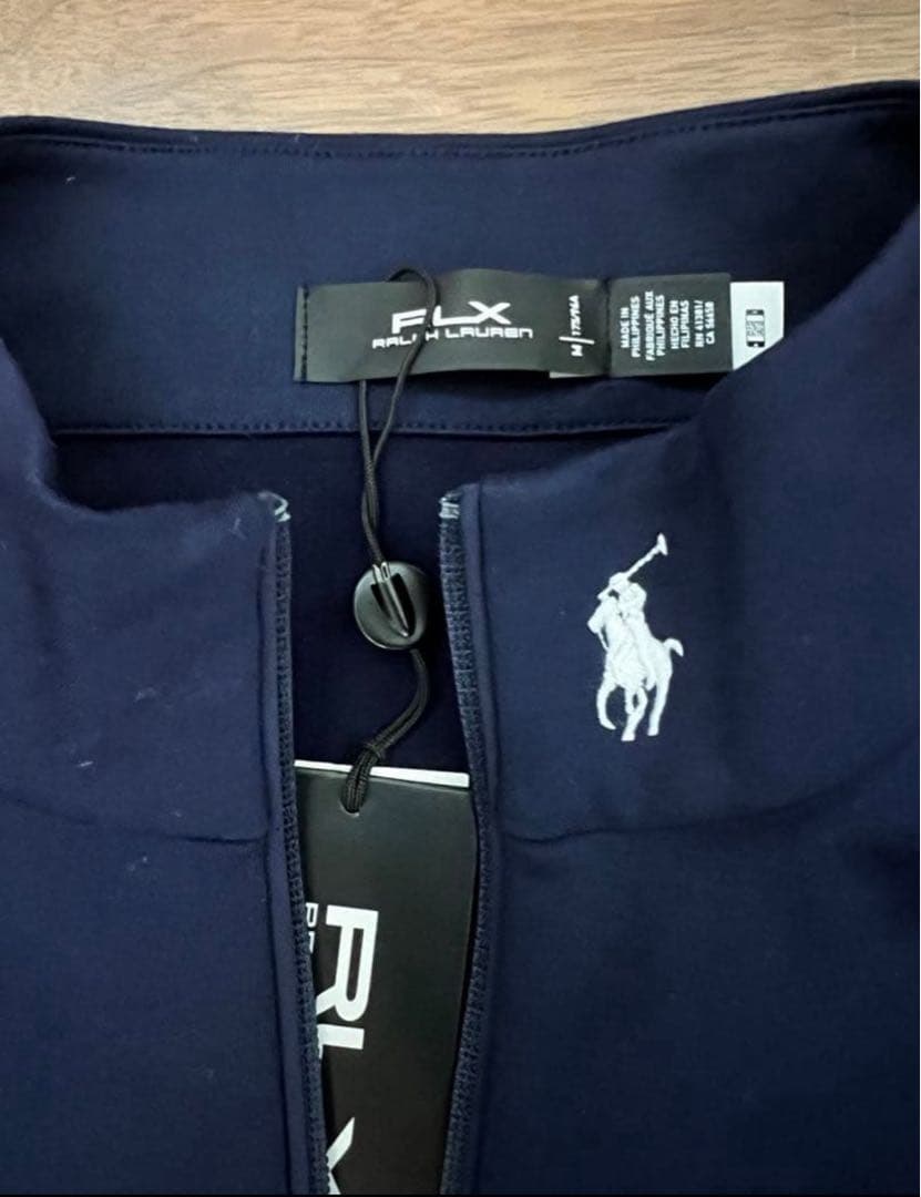 RLX GOLF ストレッチ ジャージー クォータージップ ベスト メンズ