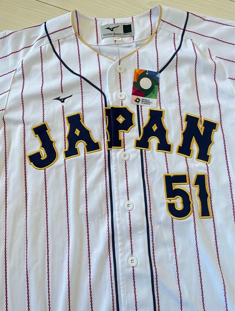 WBC 2023 鈴木誠也 試合用ユニフォーム 51 Lサイズ