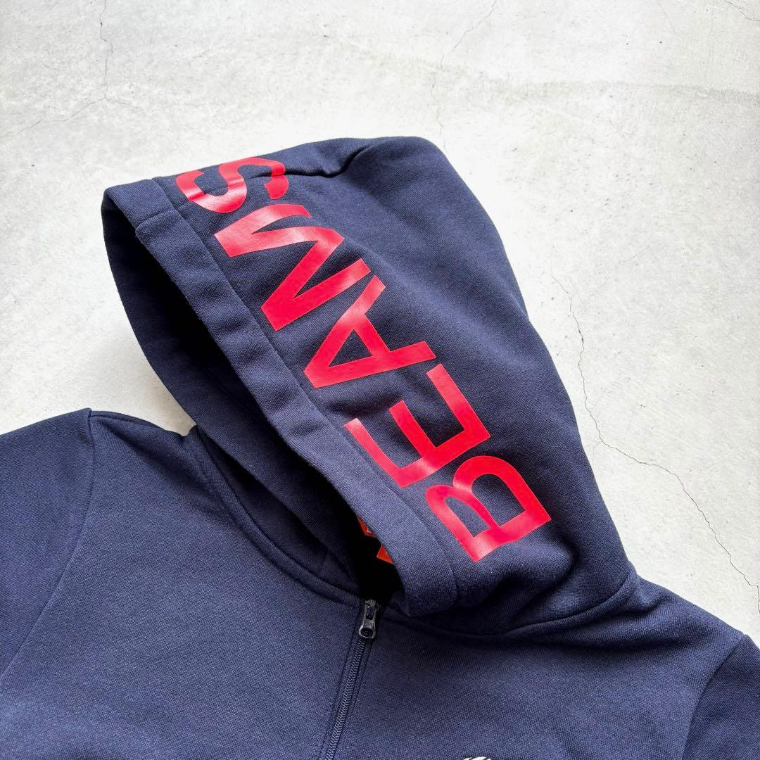 BEAMS GOLF ビームスゴルフ ダブルジップ フード付きパーカー ロゴ