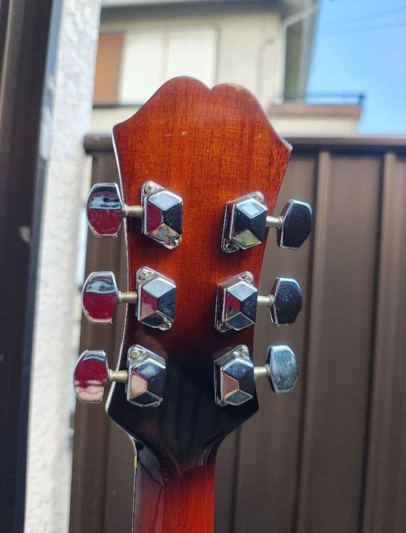 超美品 Epiphone AJ-15 VSB Wピックアップ付エレアコ