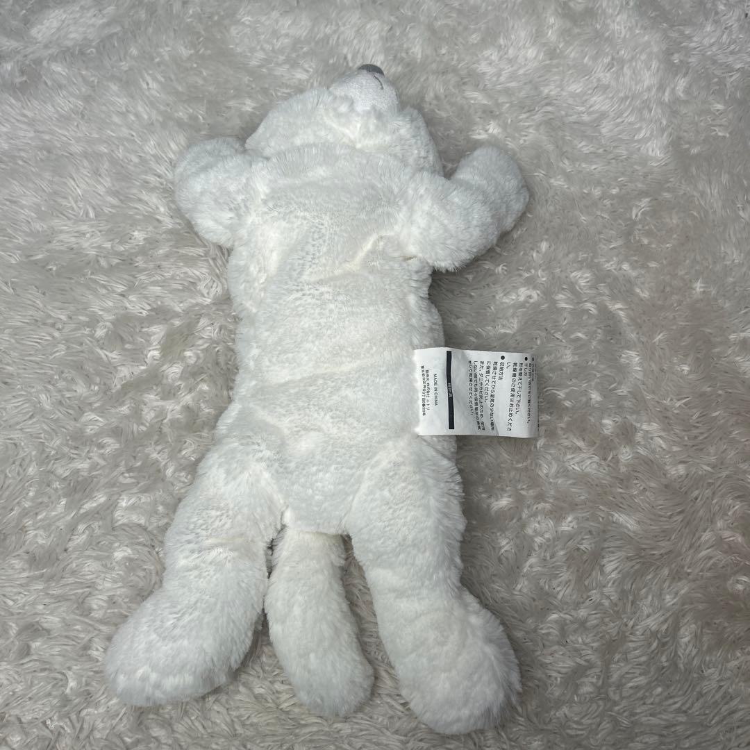 希少　廃盤品　ニトリ　クタクタヌイグルミ　猫　白猫　青